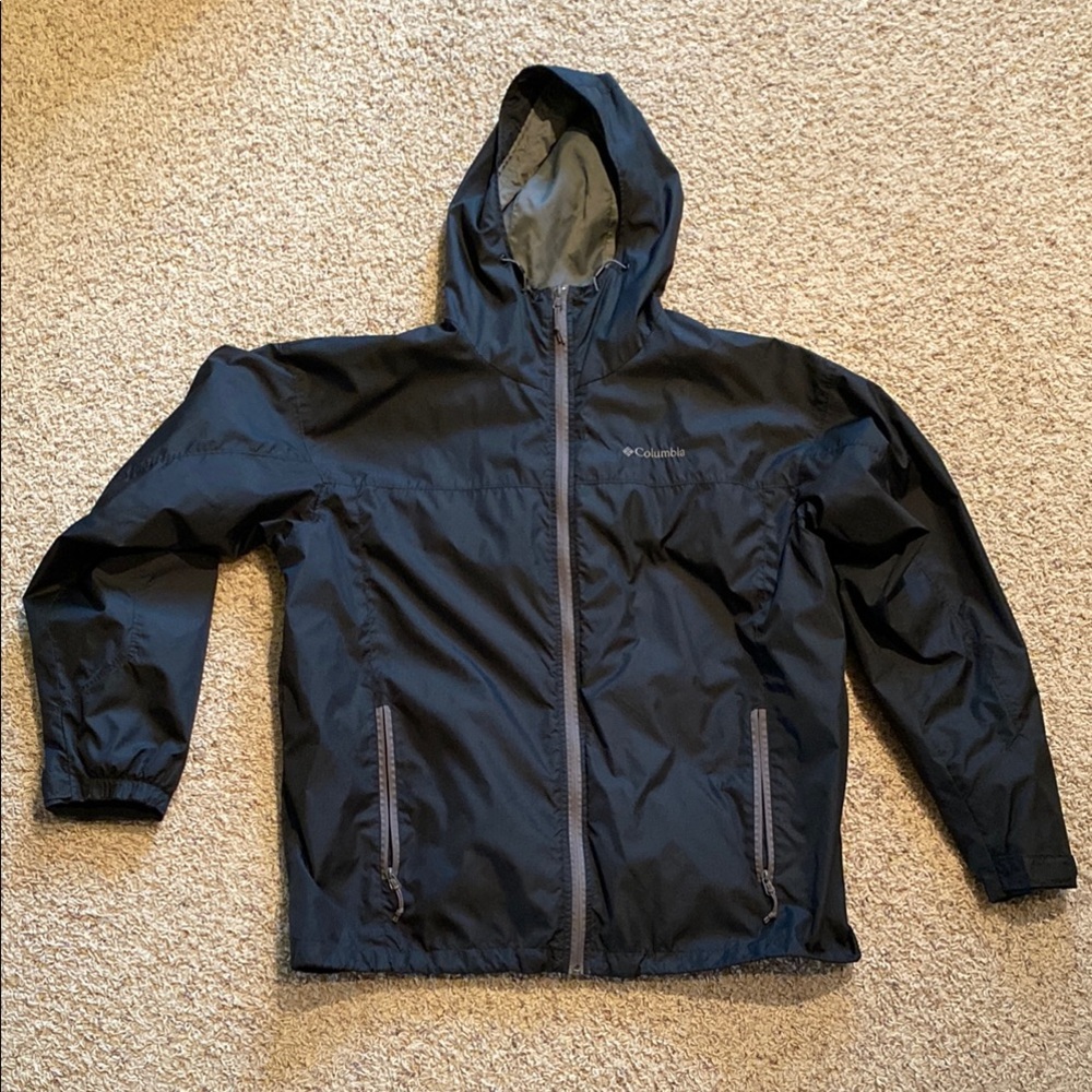 Columbia Men's Black Hooded Jacket